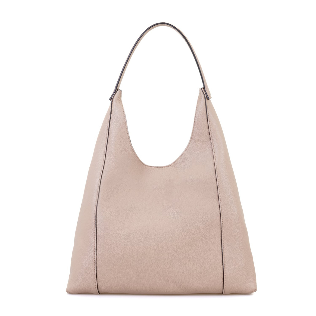 Tulipko Bej Kadın Deri Omuz Çantası