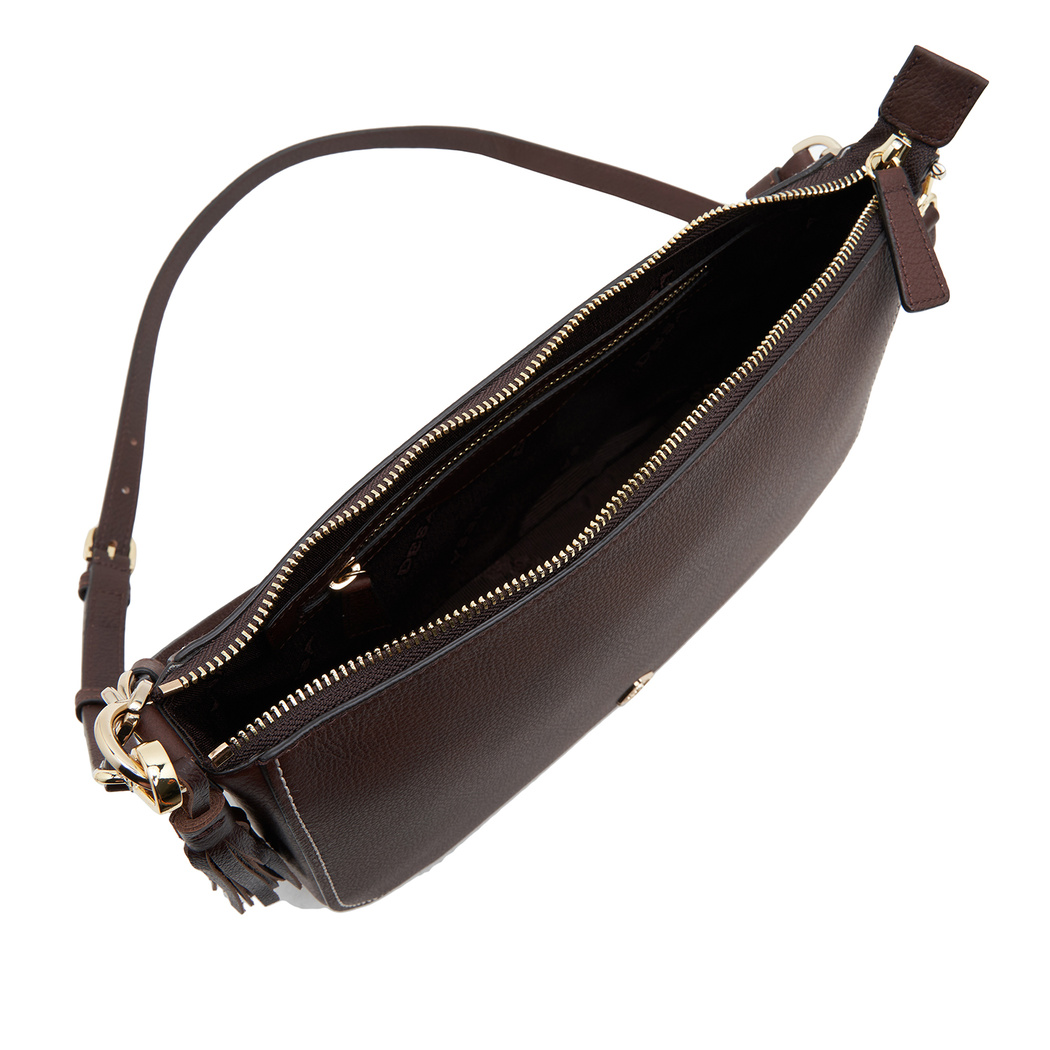 Tundaro Kadın Omuz Askılı Püsküllü Deri Çanta