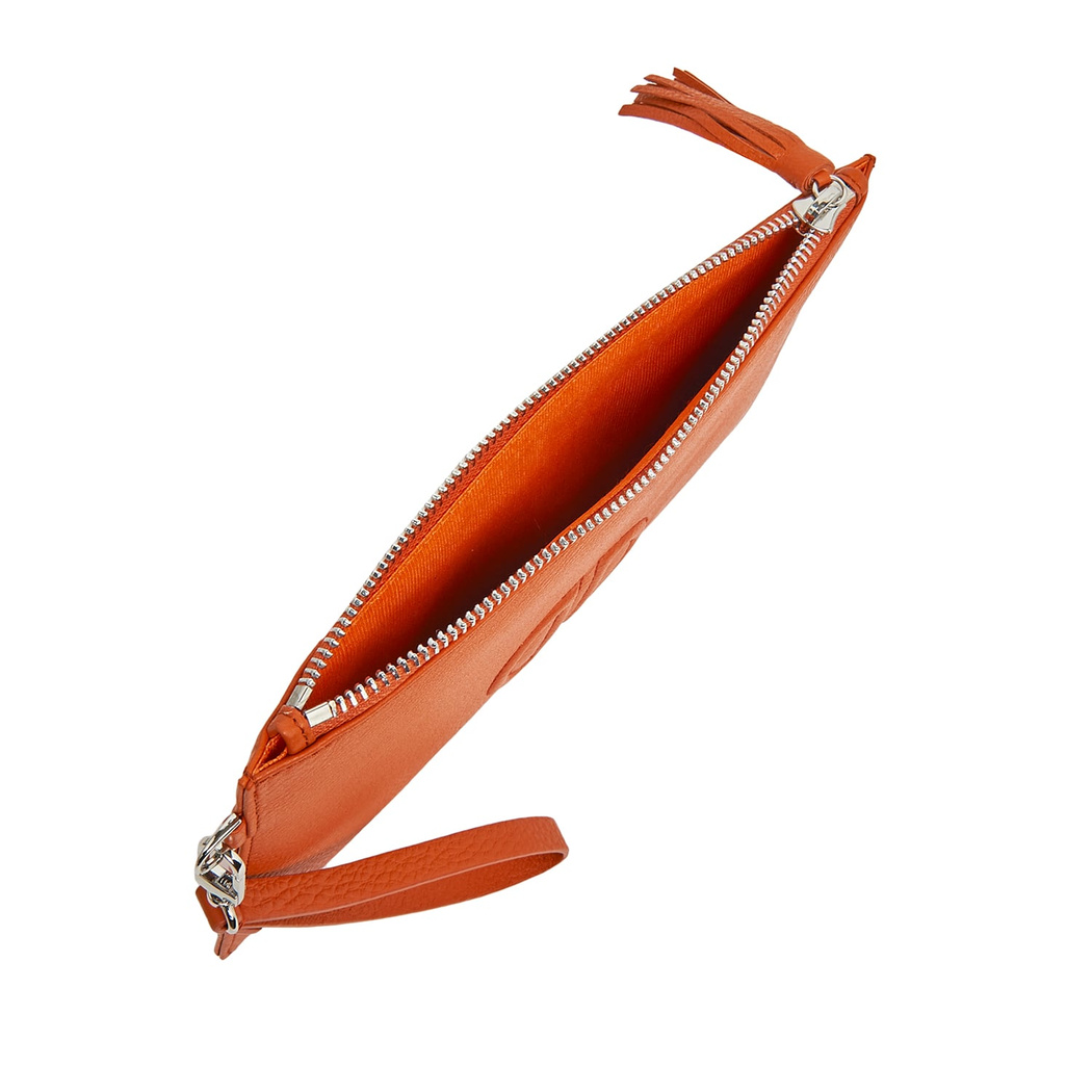 Turuncu Bonni Kadın Deri El Çantası