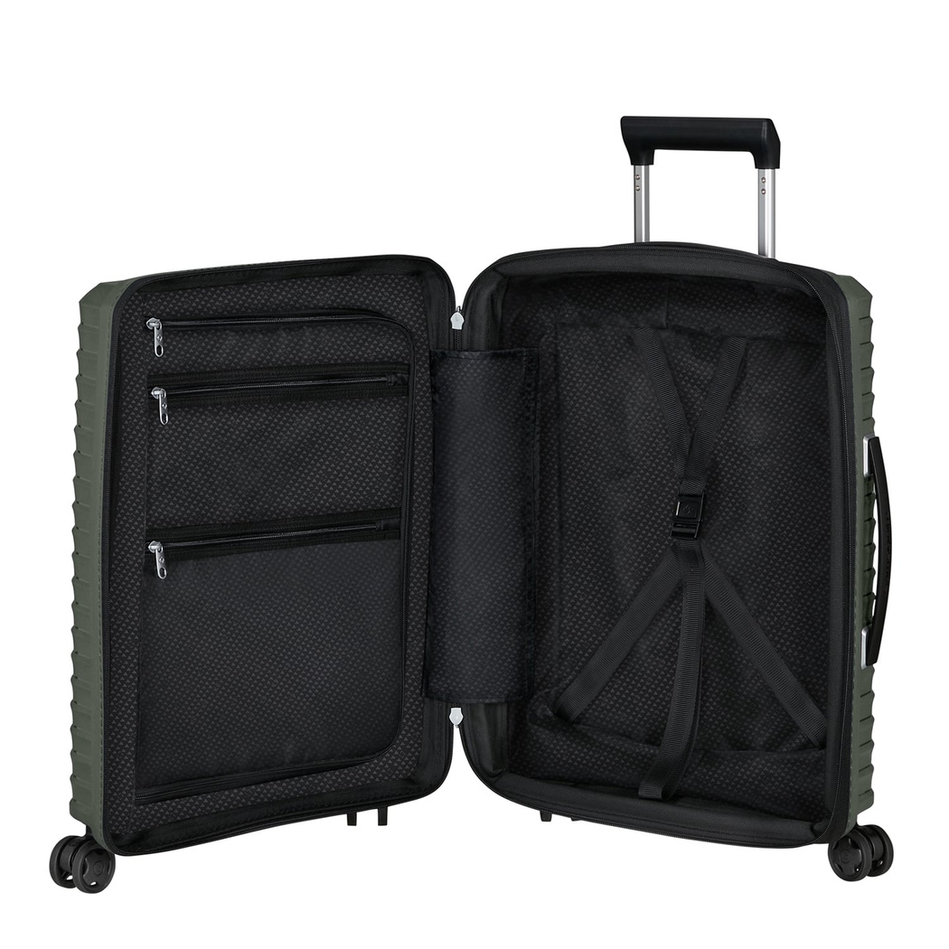 Upscape - 4 Tekerlekli Körüklü Kabin Boy Valiz 55cm