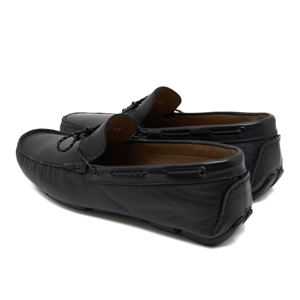 Vald Siyah Erkek Deri Loafer