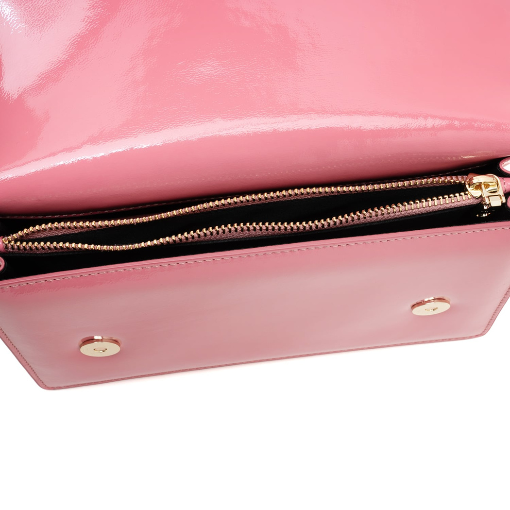 Valeria Pembe Kadın Deri Omuz Çantası