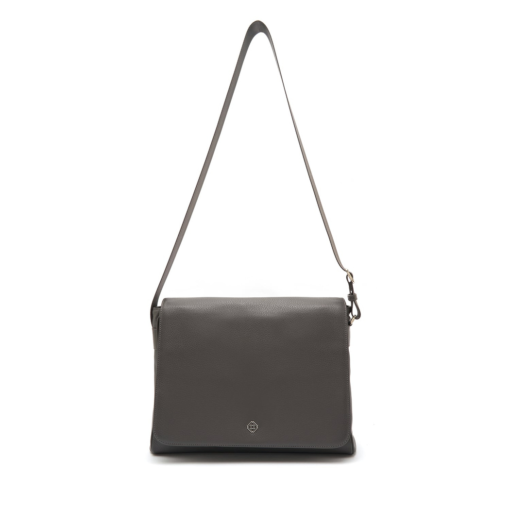 Verena Antrasit Erkek Deri Postacı Çantası