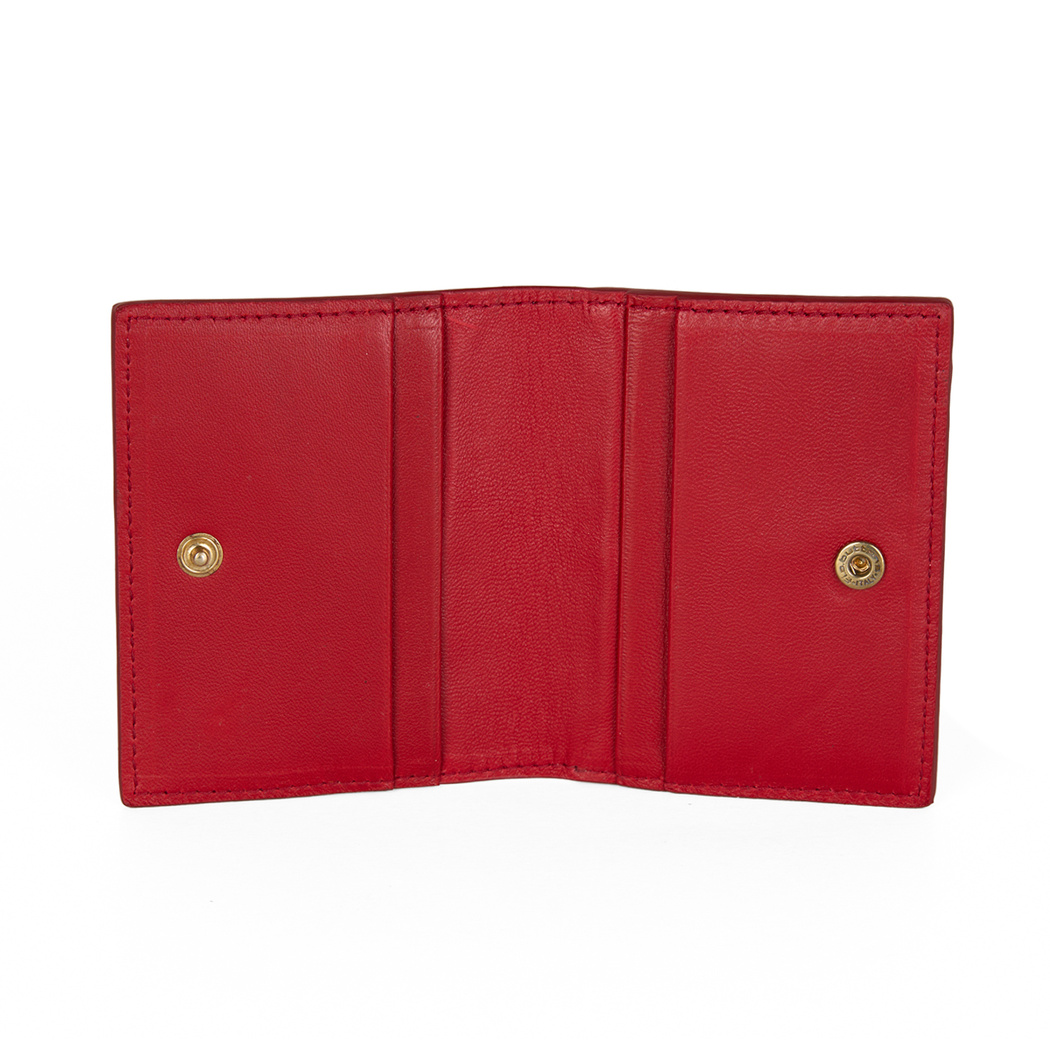 Vesper Kırmızı Erkek Deri Kartlık