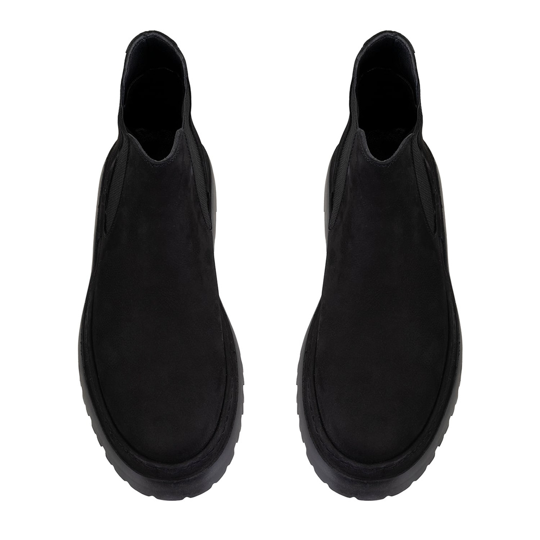 Vicentane Siyah Erkek Deri Bot