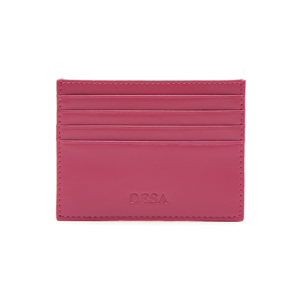 Vidal Fuşya Kadın Deri Kartlık