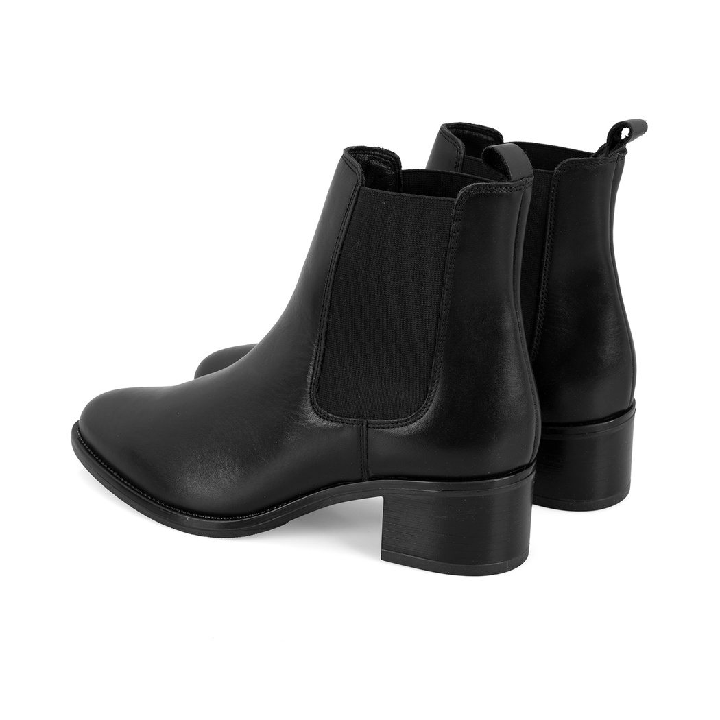 Vien Siyah Kadın Deri Bot