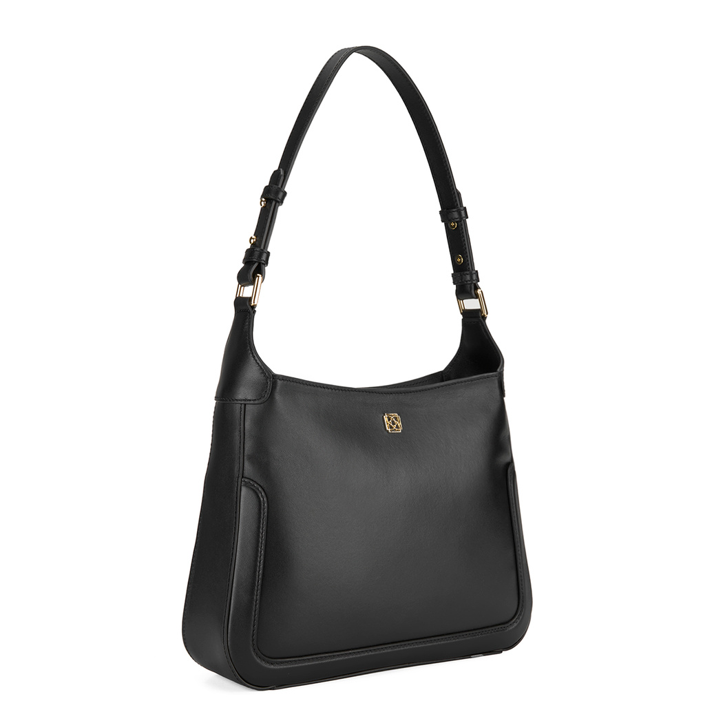 Vienna Siyah Kadın Deri Omuz Çantası