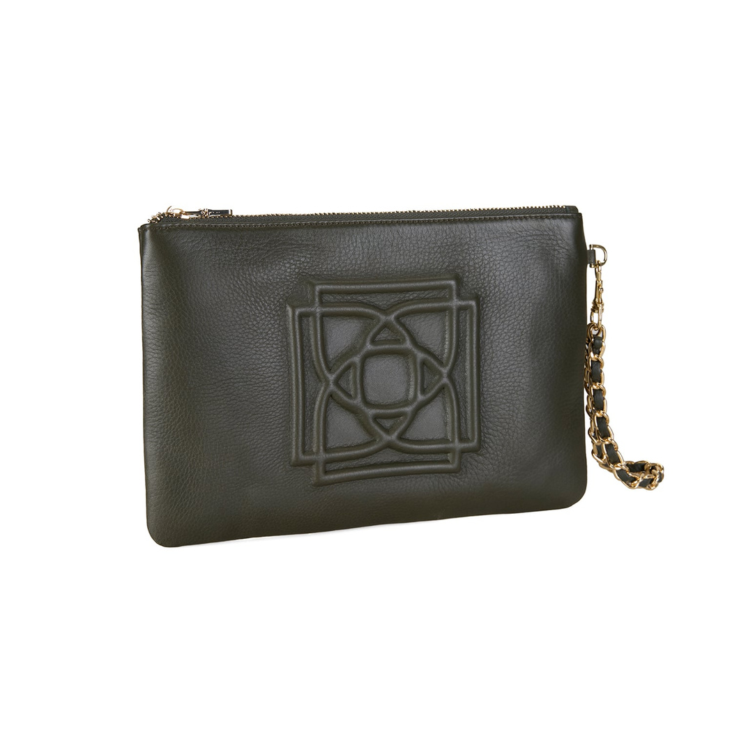 Vionya Siyah Kadın Deri El Çantası