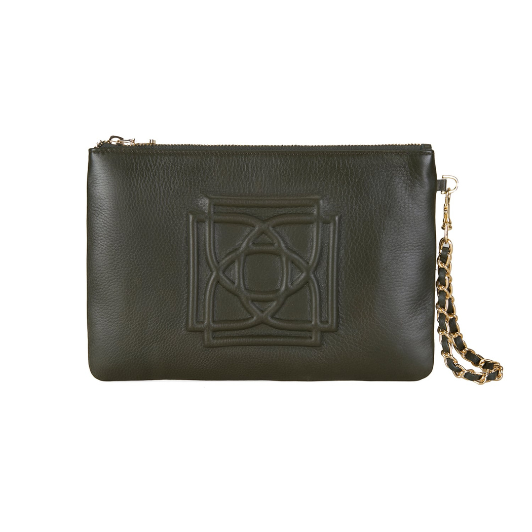 Vionya Siyah Kadın Deri El Çantası