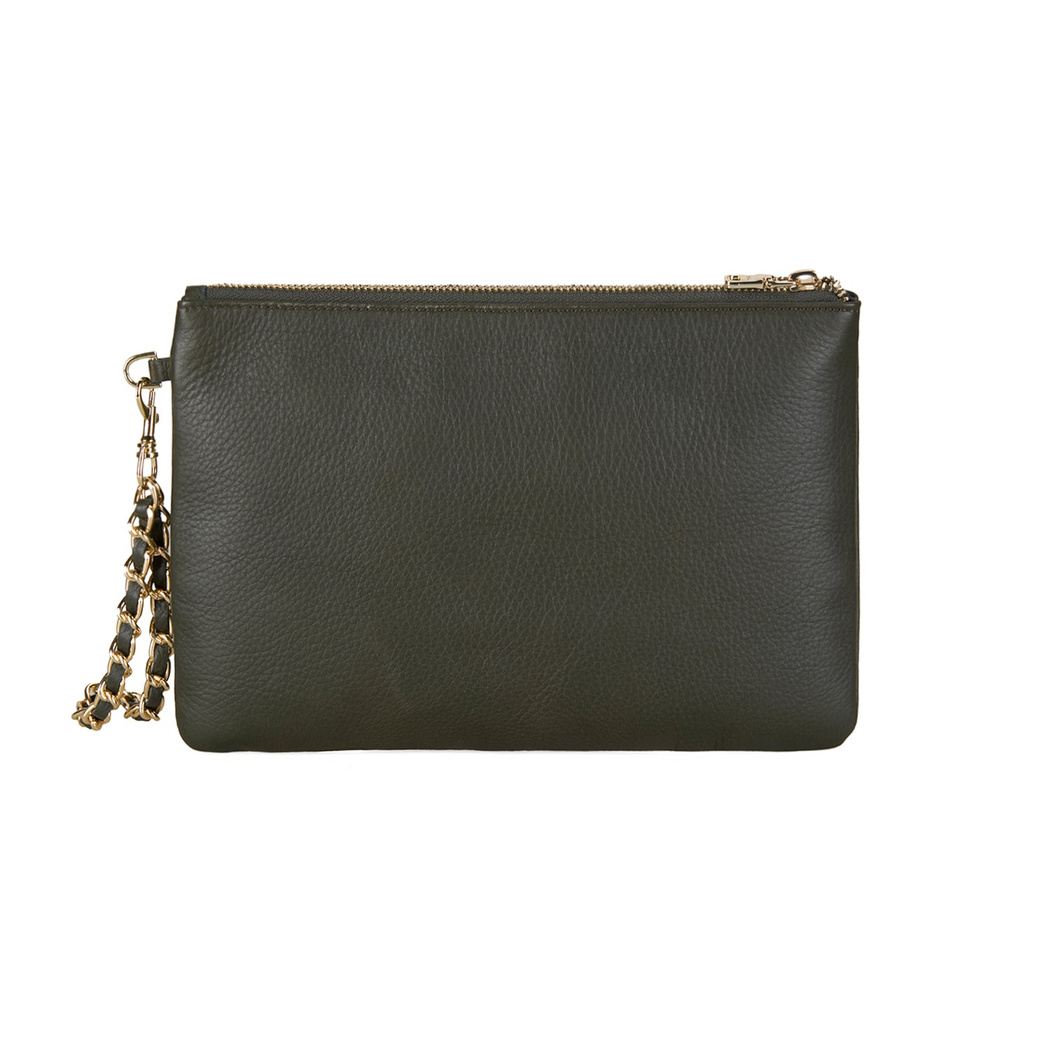 Vionya Siyah Kadın Deri El Çantası