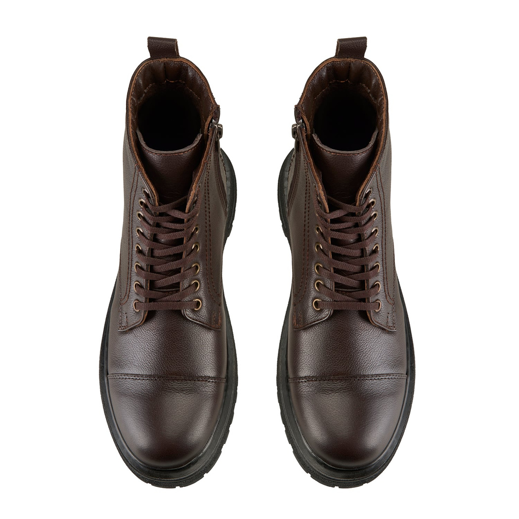 Virgina Koyu Kahve Erkek Deri Bot