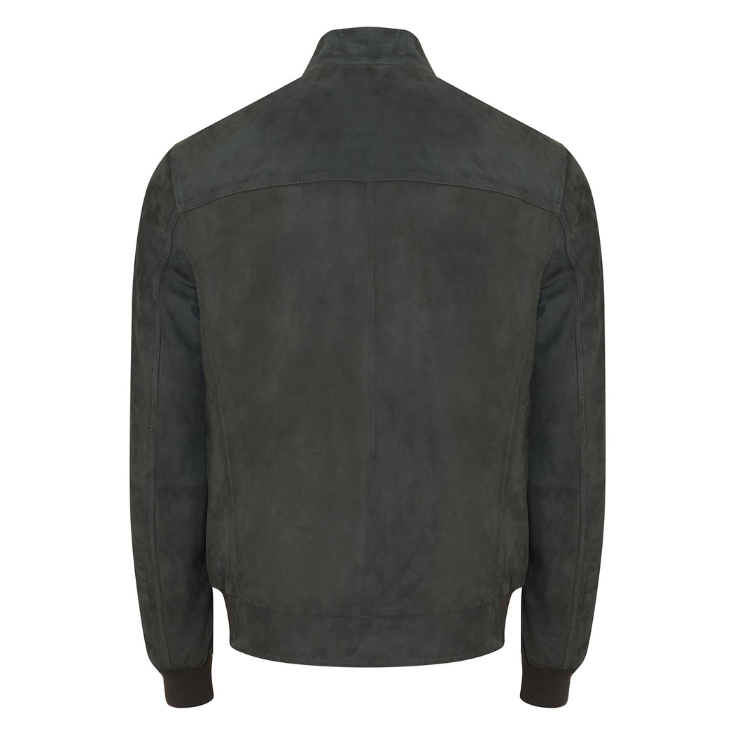 Vitale Erkek Süet Bomber Deri Ceket