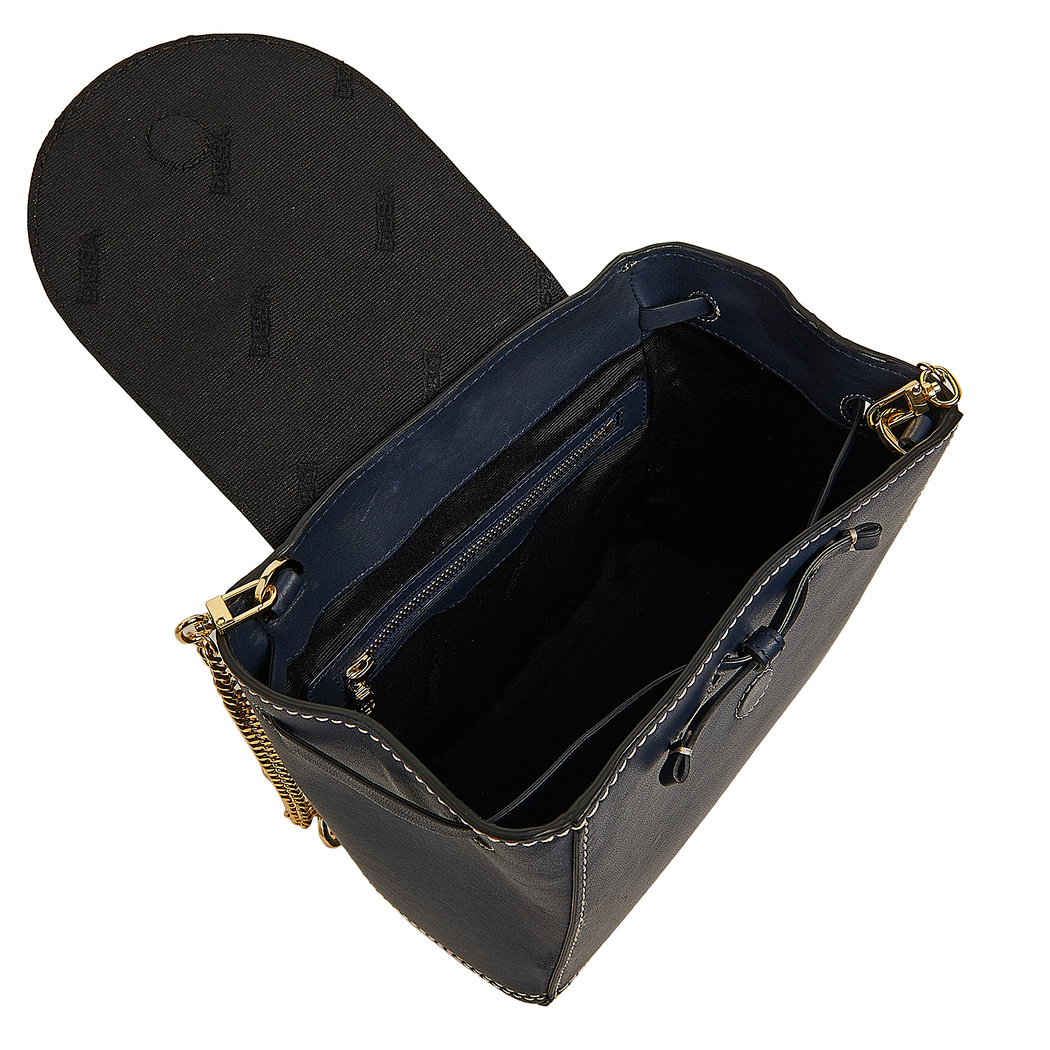 Voleta Kadın Zincir Detaylı Deri Omuz Çantası