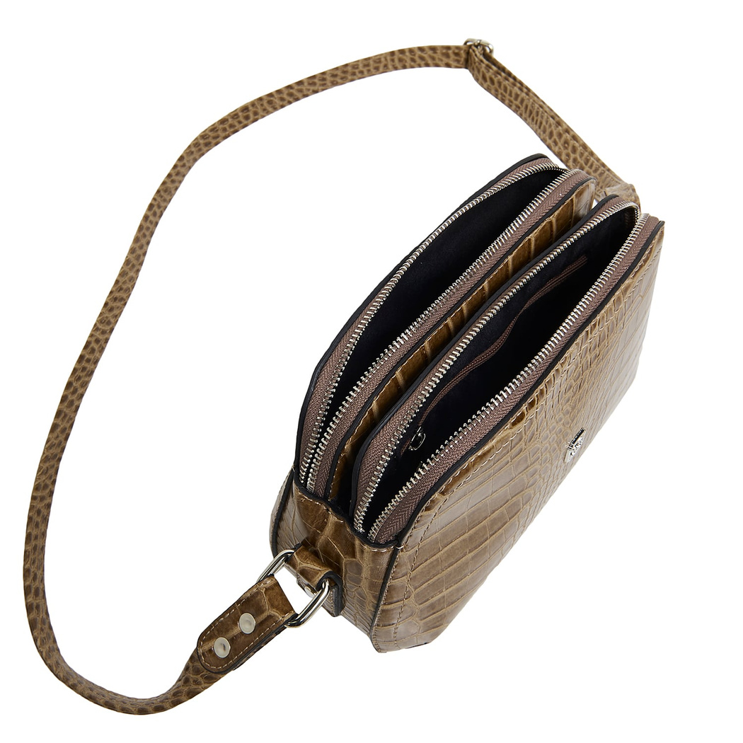 Walker Kadın Kroko Baskılı Omuz Askılı Çanta