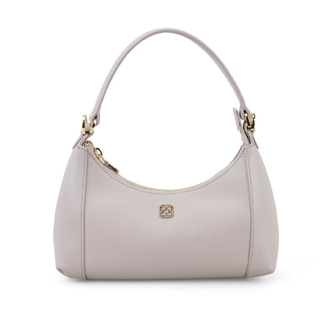 xxx Brielle Bej Kadın Deri Omuz Çantası