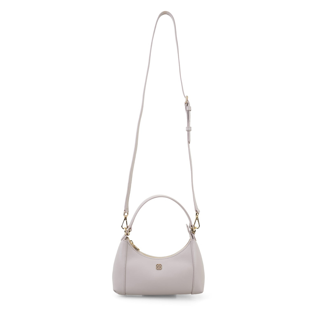 xxx Brielle Bej Kadın Deri Omuz Çantası