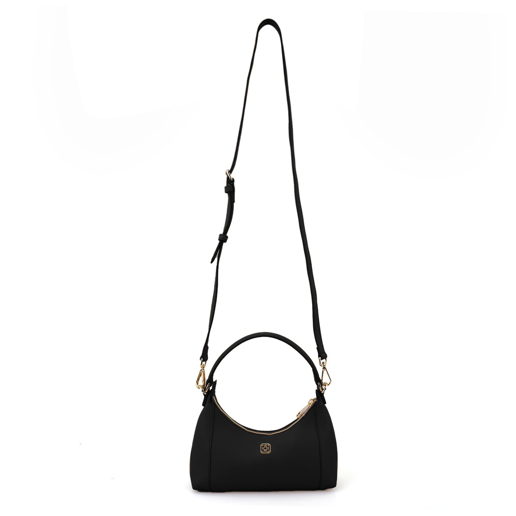 xxx Brielle Siyah Kadın Deri Omuz Çantası