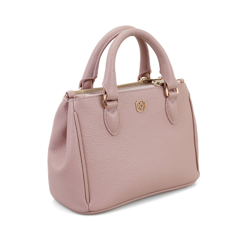 xxx Fleur Pudra Kadın Deri El Çantası