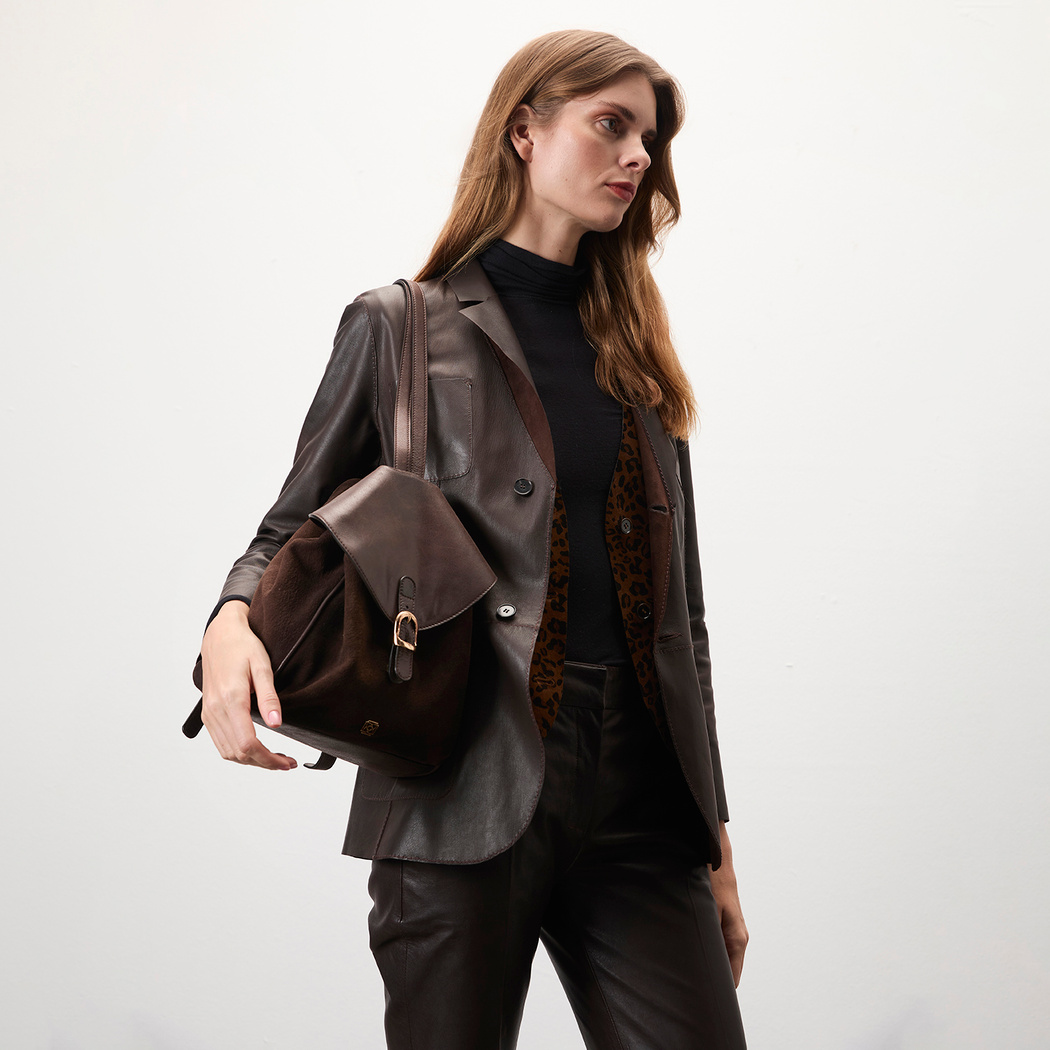 xxx Merina Kahve Kadın Omuz / Sırt Çantası