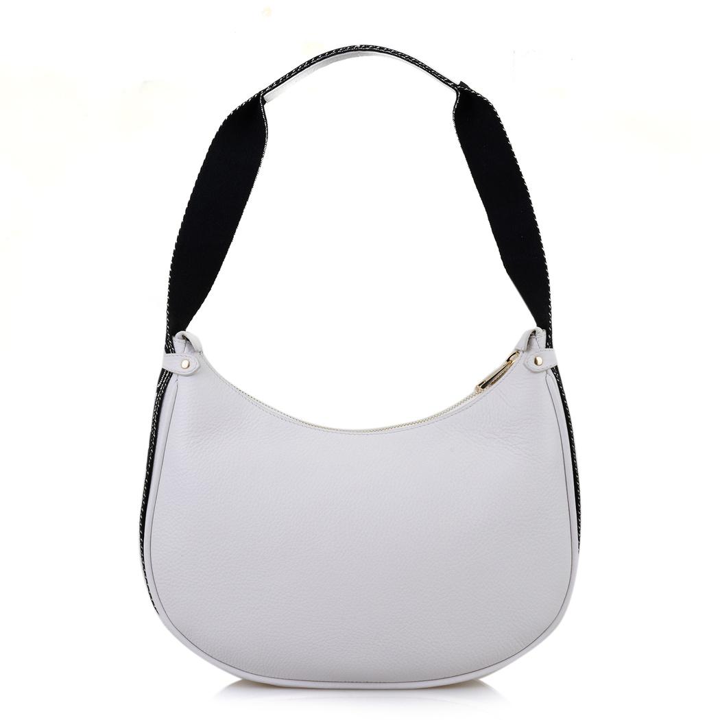 xxx Petunie Beyaz Kadın Desa Logo Askılı Deri Omuz Çantası