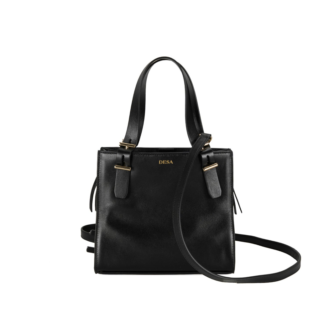 XXX(barkod değişikliği) Seven Small Siyah Kadın Deri Omuz Çantası