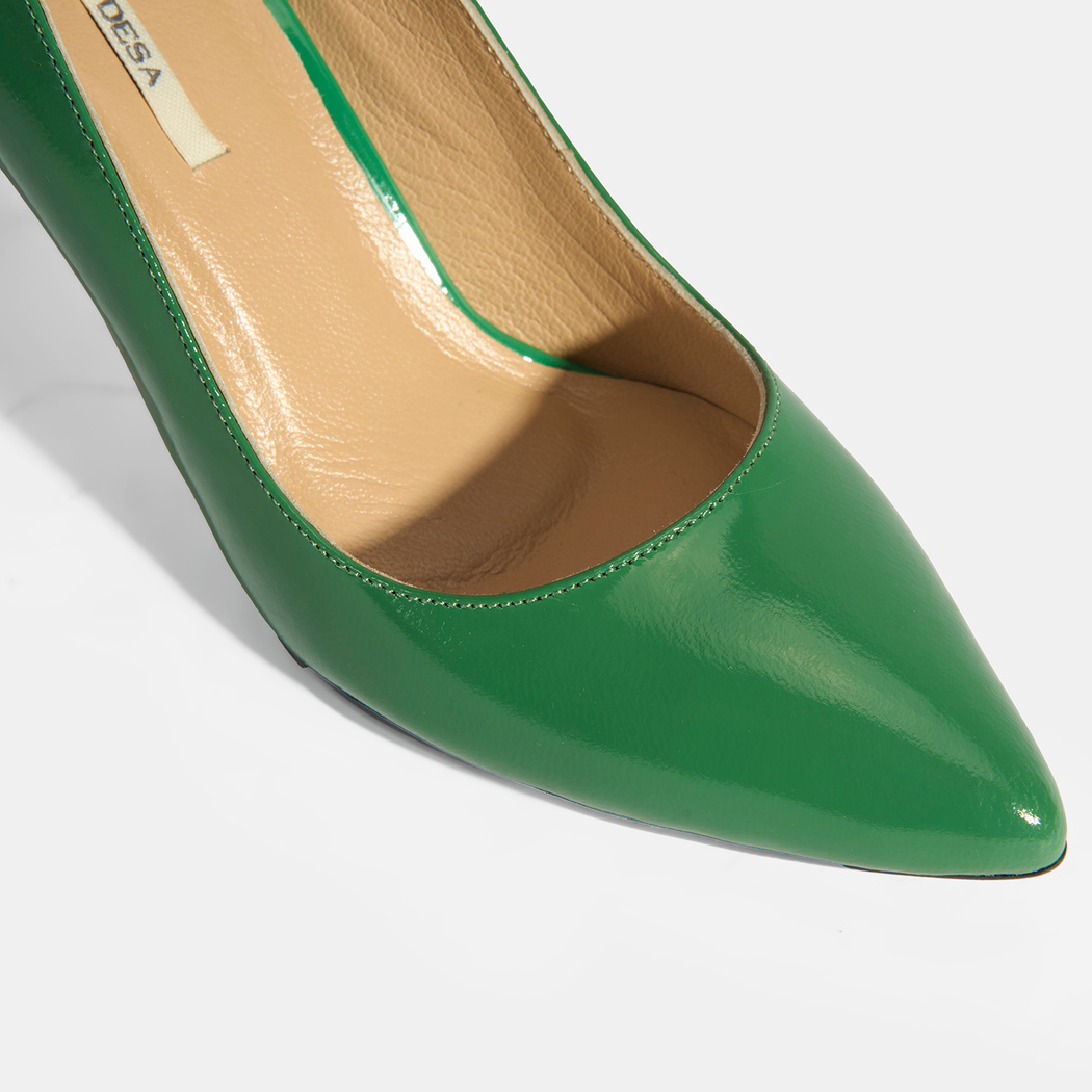 XXXDanza Yeşil Kadın Rugan Klasik Ayakkabı (Görsel Hatası)