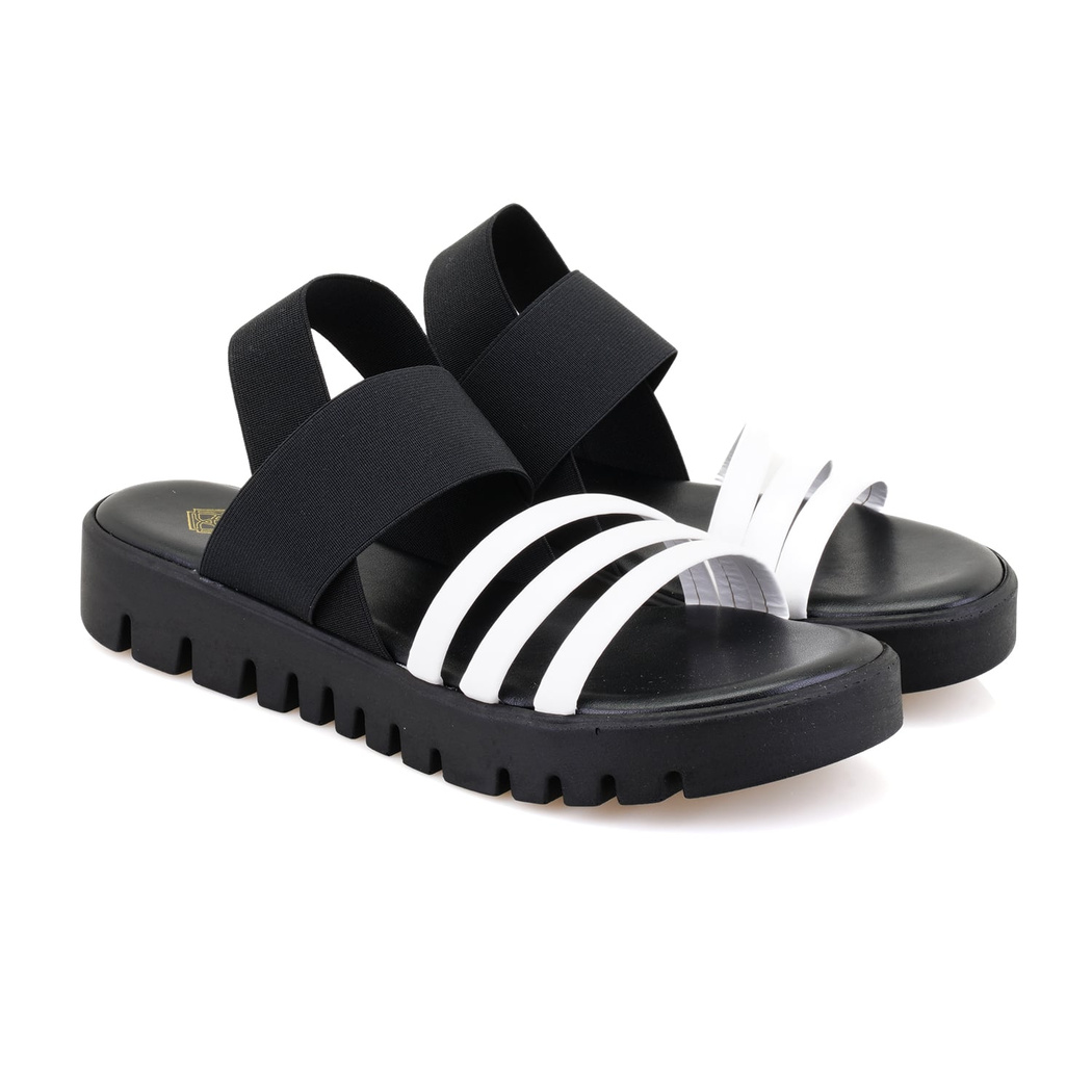 XXXGloaria Beyaz Kadın Comfort Tabanlı Sandalet