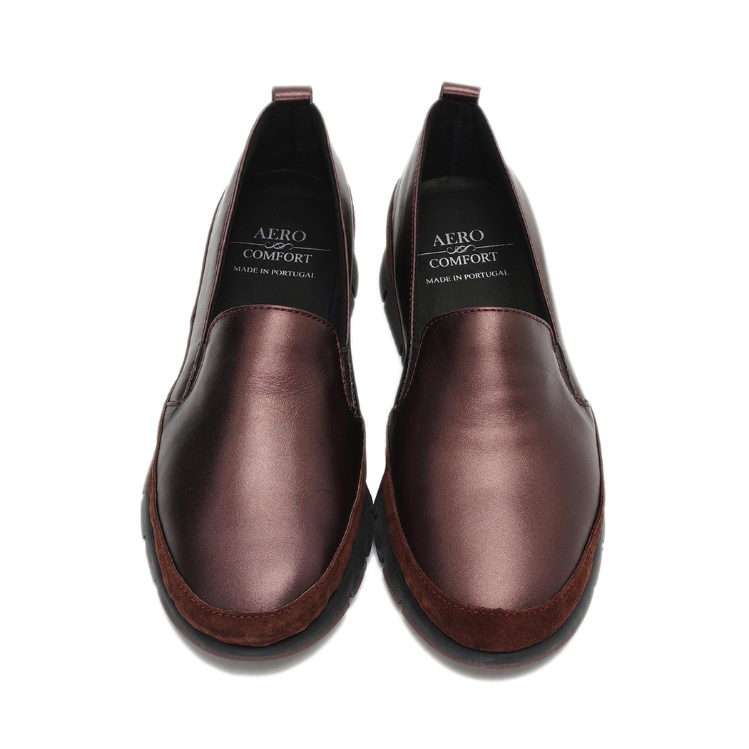 XXXKadın Bordo Deri DesaComfort Ayakkabı