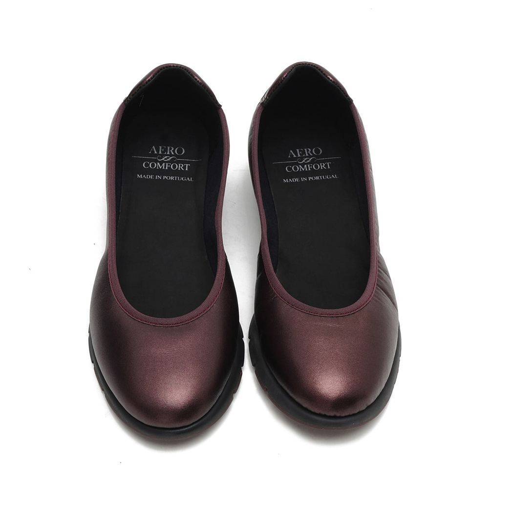 XXXKadın Bordo Deri DesaComfort Ayakkabı