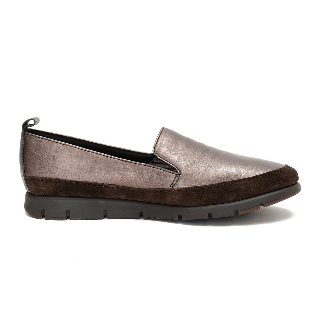 XXXKadın Gümüş Deri DesaComfort Ayakkabı