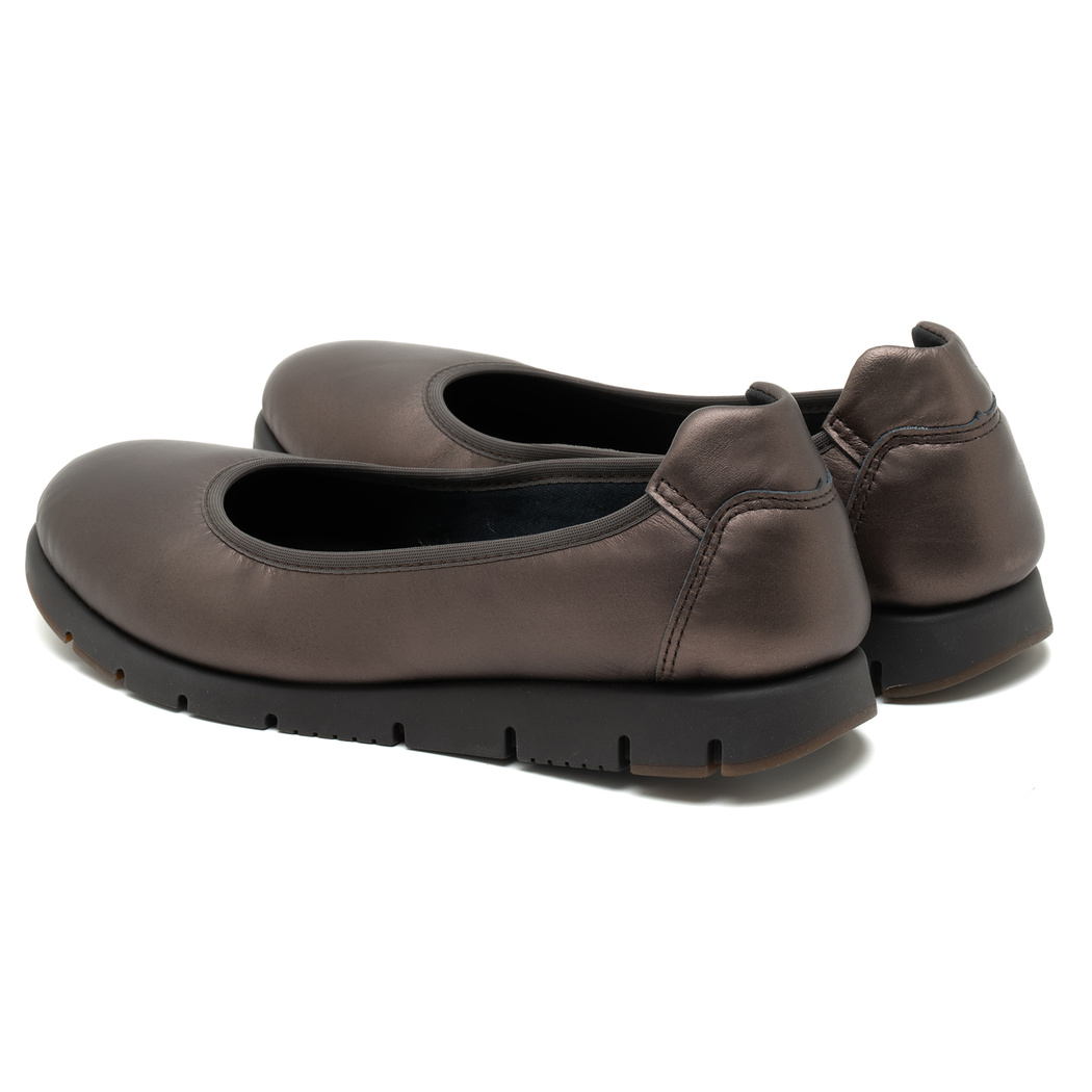 XXXKadın Gümüş Deri DesaComfort Ayakkabı