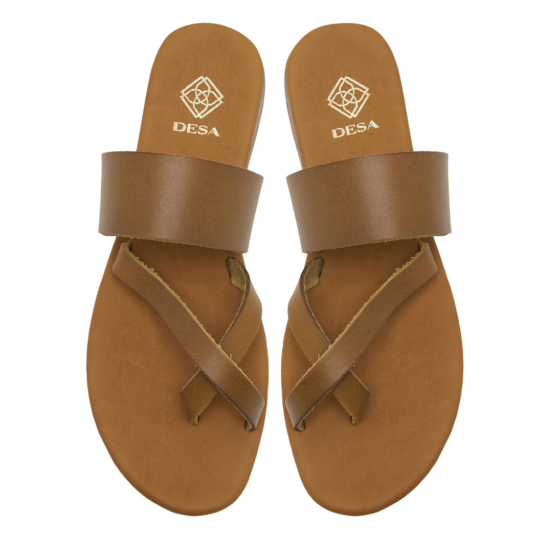 XXXLeila Taba Kadın Deri Terlik