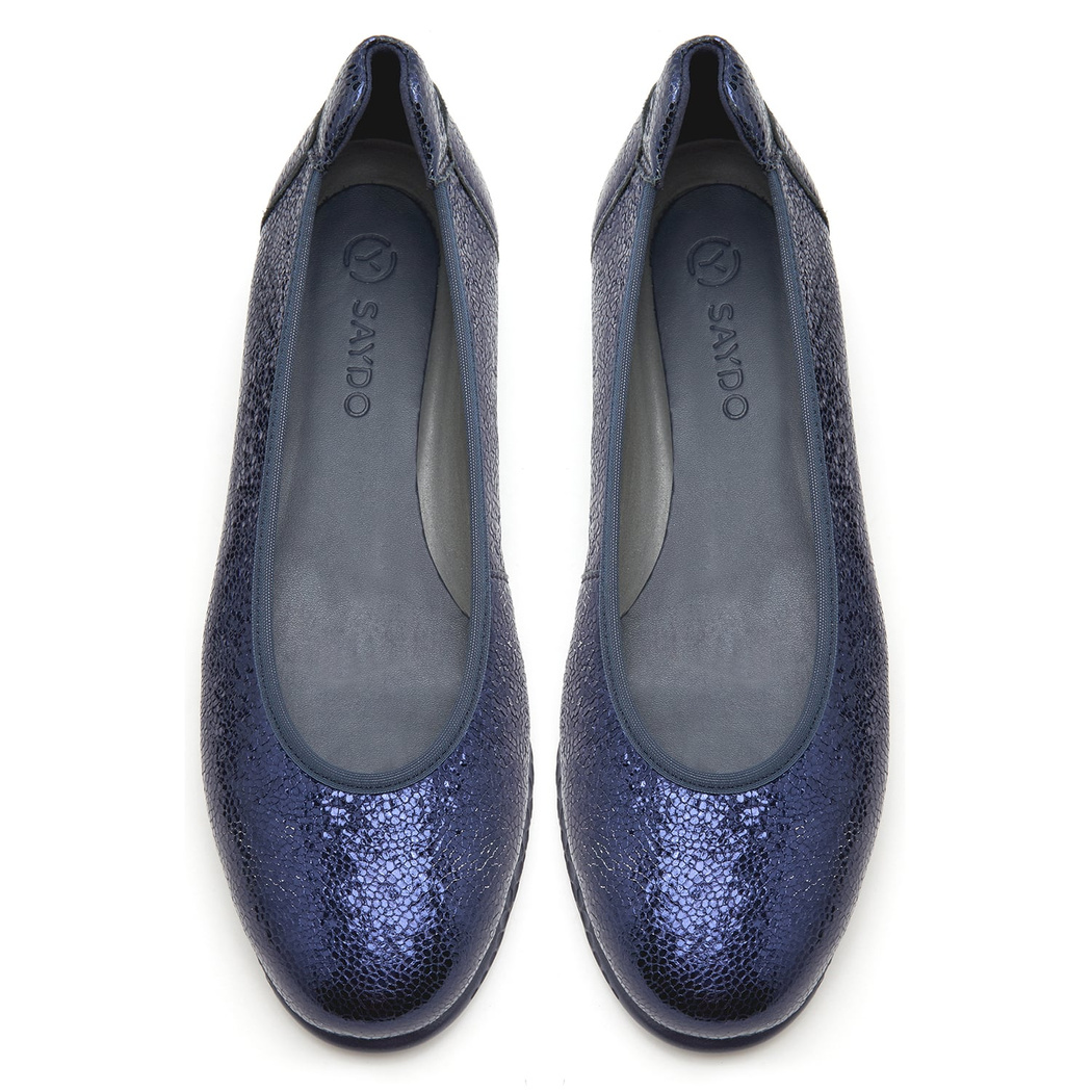 XXXMaid Comfort Metalik Lacivert Kadın Deri Günlük Ayakkabı