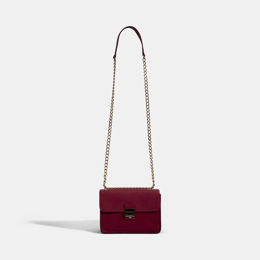 XXXVital Fuşya Kadın Deri Omuz Çantası