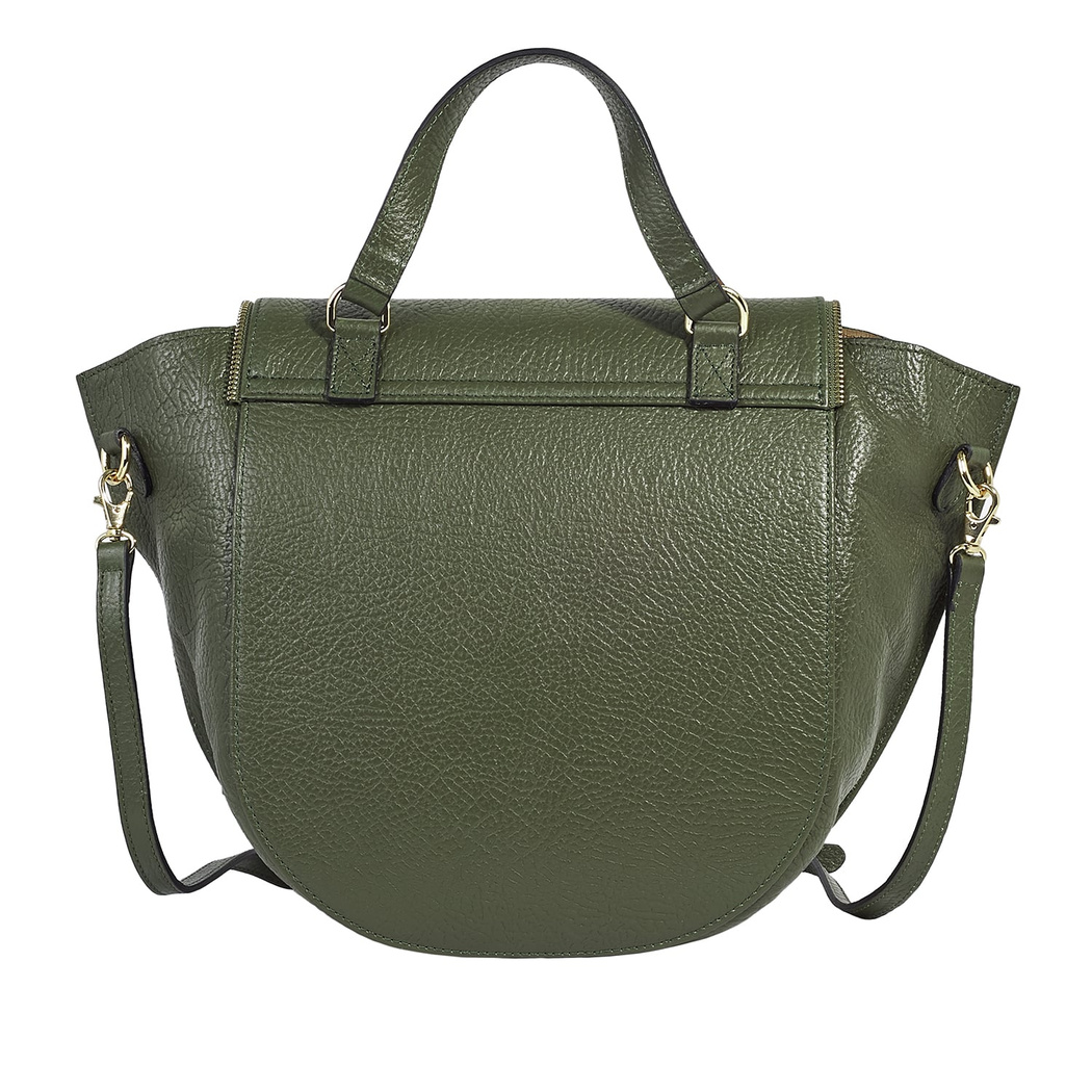 Yeşil Ansia Kadın Deri El Çantası