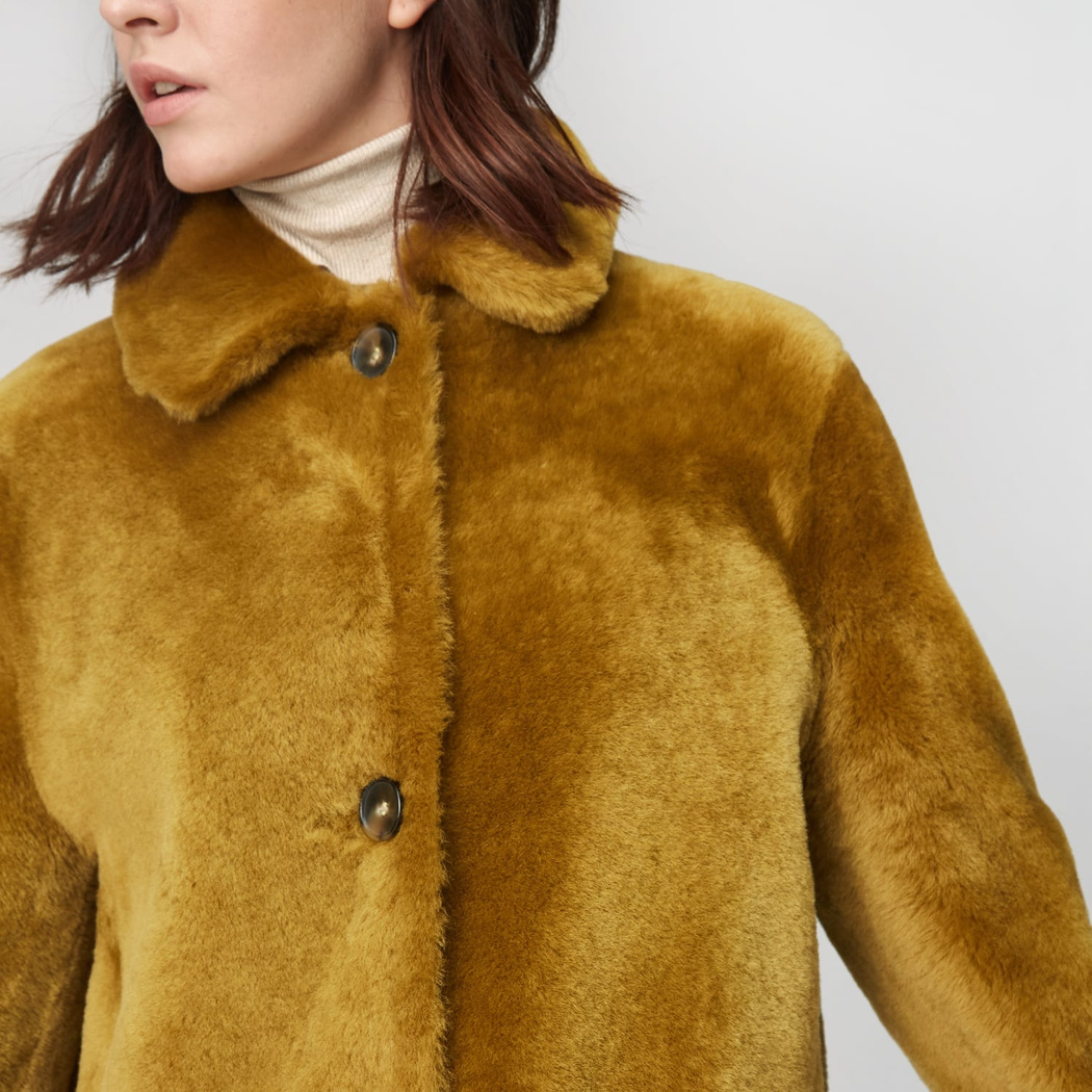 Yeşil Gitana Kadın Kürk