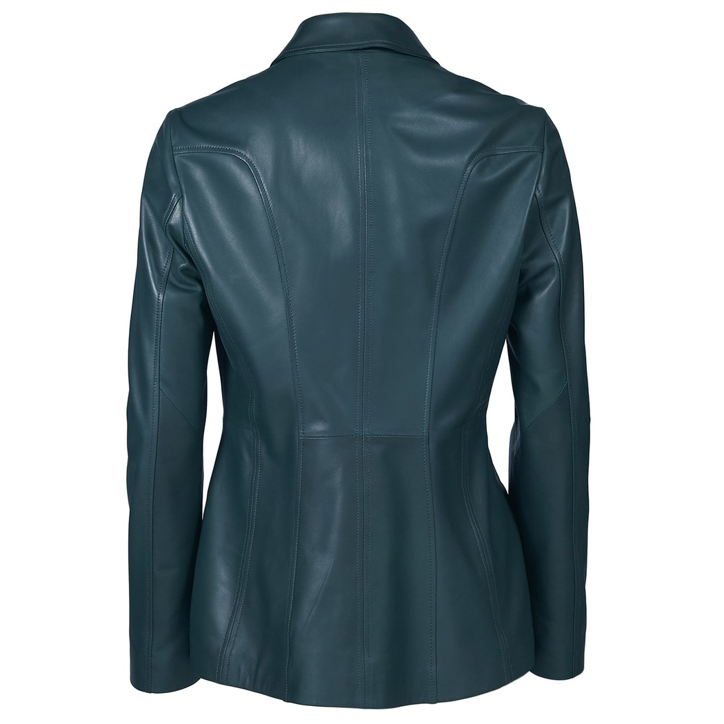 Yeşil Jaxie Kadın Deri Ceket