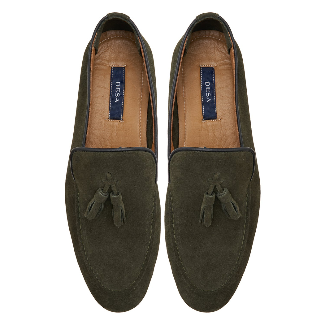 Yeşil Philip Erkek Süet Loafer