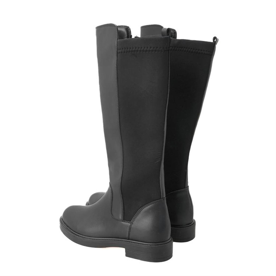 Zac Siyah Kadın Fermuarlı Çizme