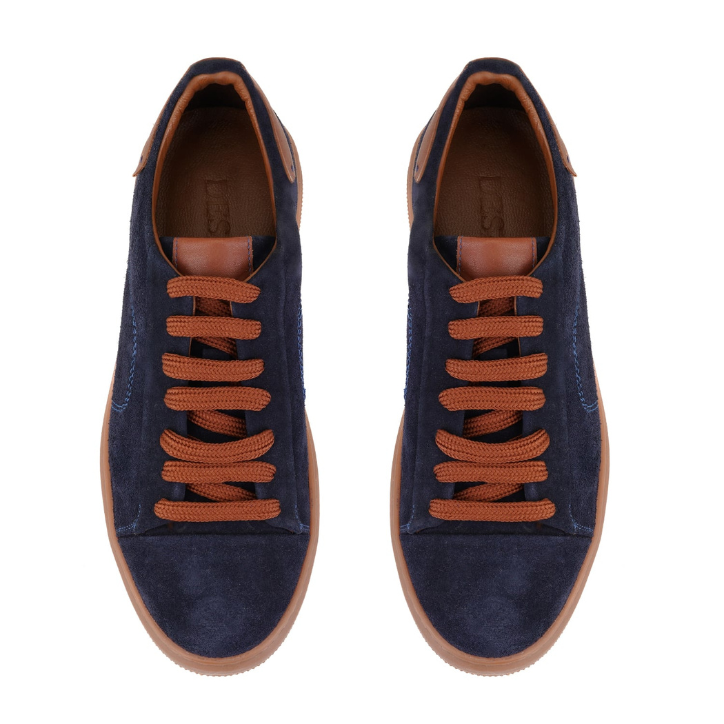 Zach Lacivert Erkek Süet Deri Spor Ayakkabı