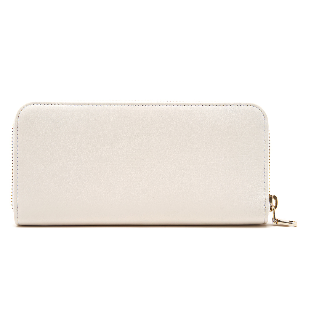 Zane Beyaz Kadın Deri Cüzdan