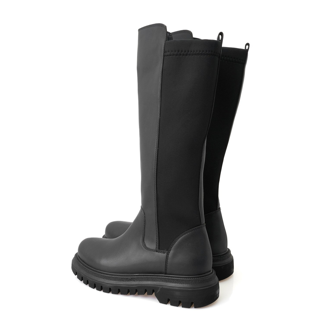 Zeljko Siyah Kadın Fermuarlı Çizme