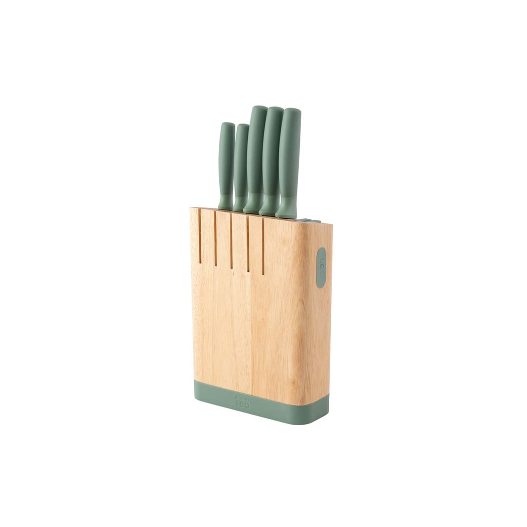 Berghoff Leo 18/10 Paslanmaz Çelik Bıçak Bloğu 6 Parça Seti (3950351)