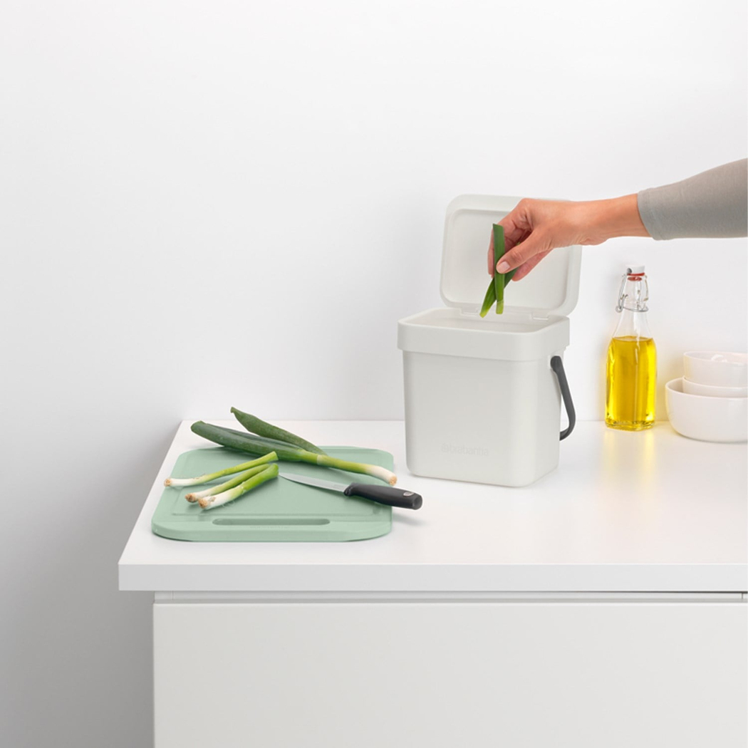 Brabantia Sort ve Go Light Grey Çöp Kutusu 3 L (BRA 213229)