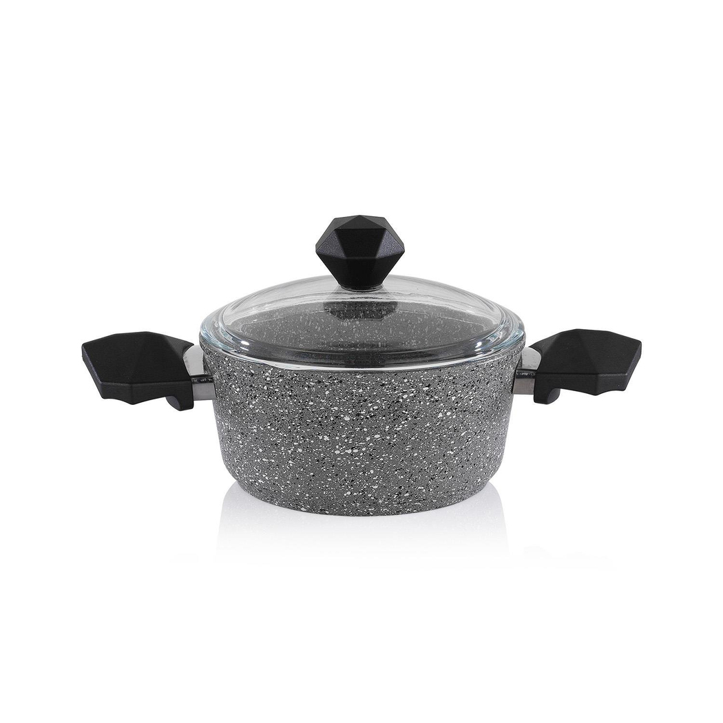 Schafer Cory Yanmaz Yapışmaz Derin Tencere 24Cm-Gri