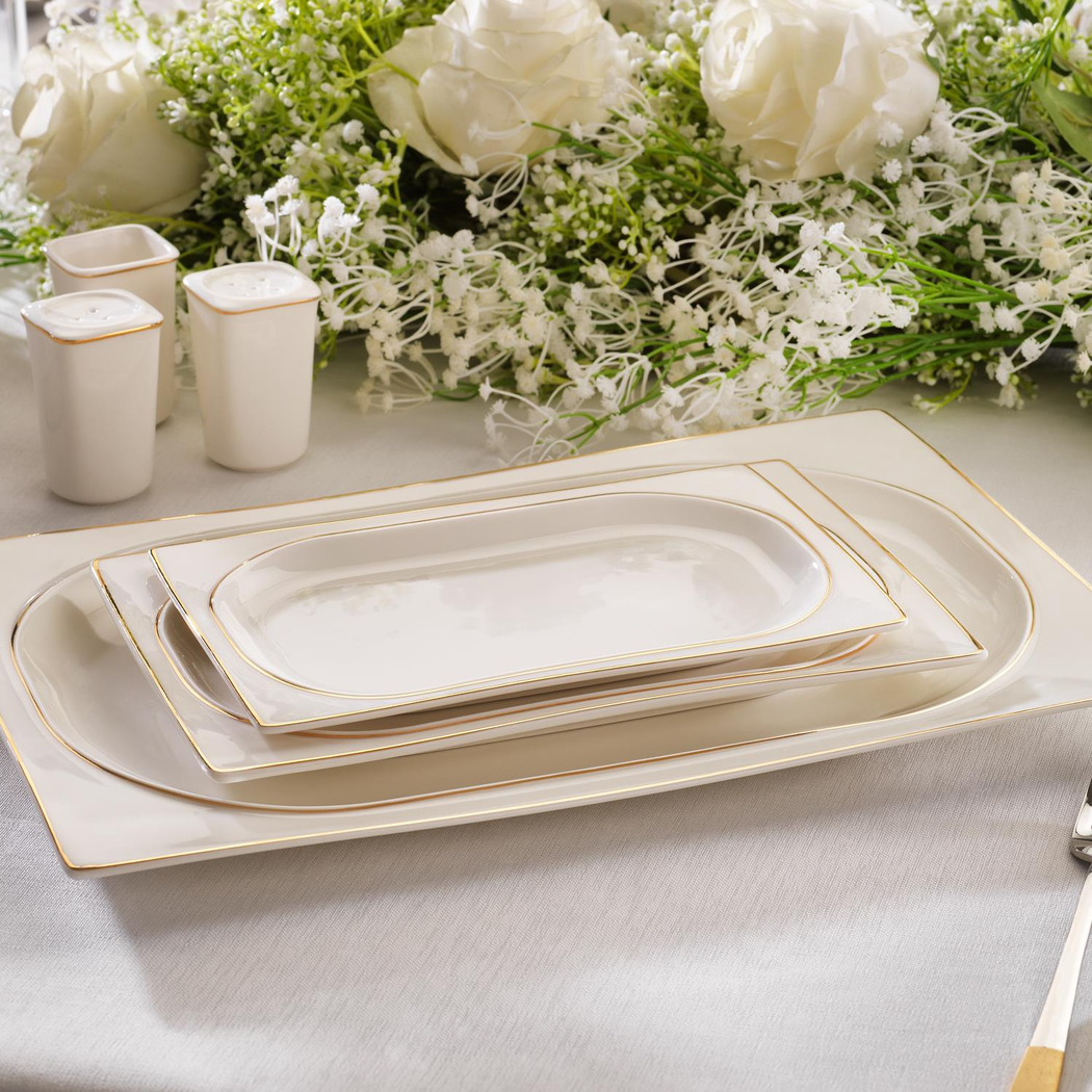 Schafer Glamor Pure Yemek Takımı 60 Parça-Gold