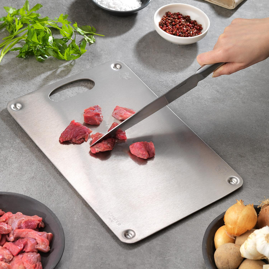 Schafer Gurme Kesme Ve Sunum Panosu 1 Parça-Inox