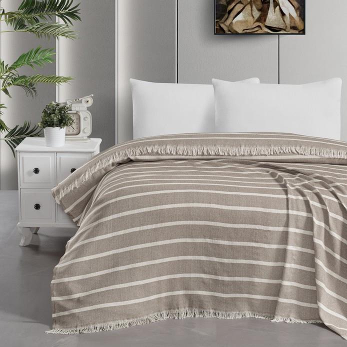 Schafer Home Bella Çift Kişilik Pike 200x230 -1 Parça-Bej
