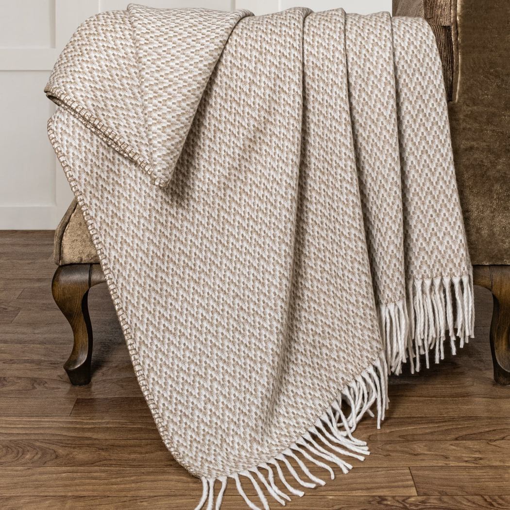 Schafer Home Caprice Throw Battaniye 130x170 Cm-Bej